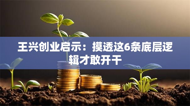 王兴创业启示：摸透这6条底层逻辑才敢开干