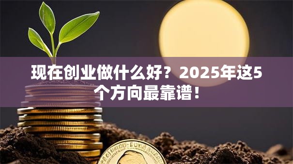 现在创业做什么好？2025年这5个方向最靠谱！