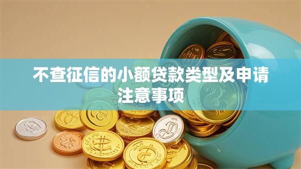 不查征信的小额贷款类型及申请注意事项
