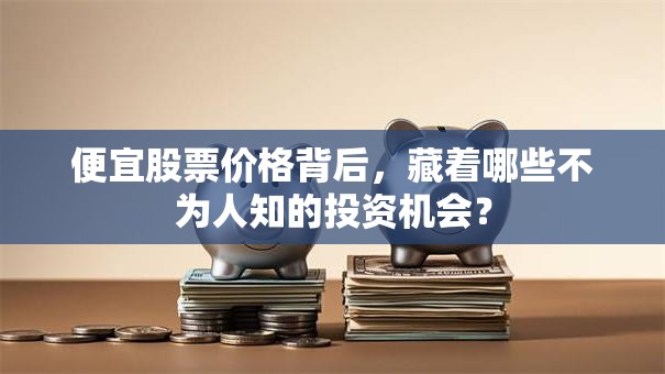 便宜股票价格背后，藏着哪些不为人知的投资机会？