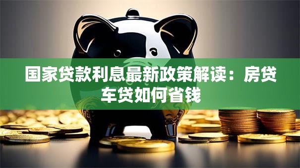 国家贷款利息最新政策解读：房贷车贷如何省钱