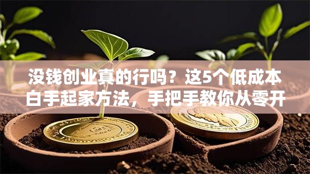 没钱创业真的行吗？这5个低成本白手起家方法，手把手教你从零开始！