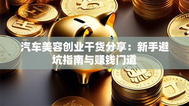 汽车美容创业干货分享：新手避坑指南与赚钱门道