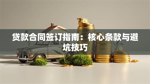 贷款合同签订指南：核心条款与避坑技巧