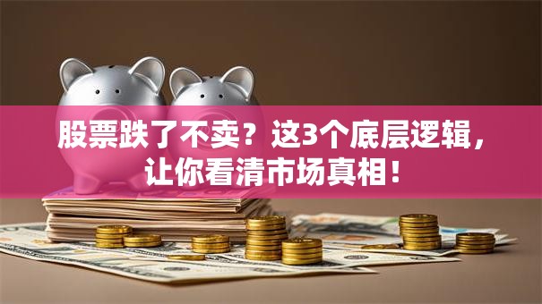 股票跌了不卖？这3个底层逻辑，让你看清市场真相！