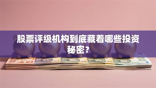 股票评级机构到底藏着哪些投资秘密？
