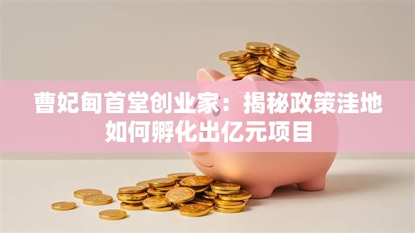 曹妃甸首堂创业家：揭秘政策洼地如何孵化出亿元项目