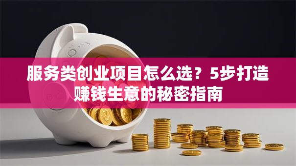 服务类创业项目怎么选？5步打造赚钱生意的秘密指南