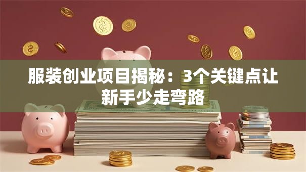 服装创业项目揭秘：3个关键点让新手少走弯路
