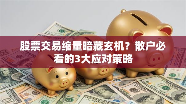 股票交易缩量暗藏玄机？散户必看的3大应对策略