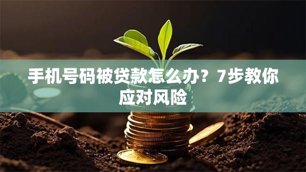 手机号码被贷款怎么办？7步教你应对风险