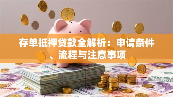 存单抵押贷款全解析：申请条件、流程与注意事项