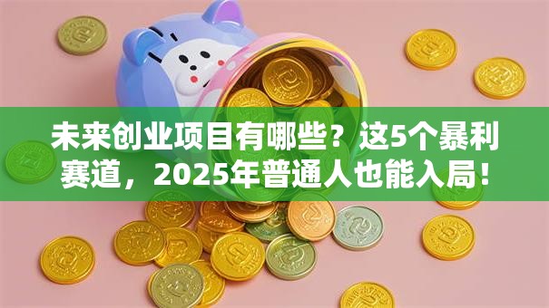 未来创业项目有哪些？这5个暴利赛道，2025年普通人也能入局！