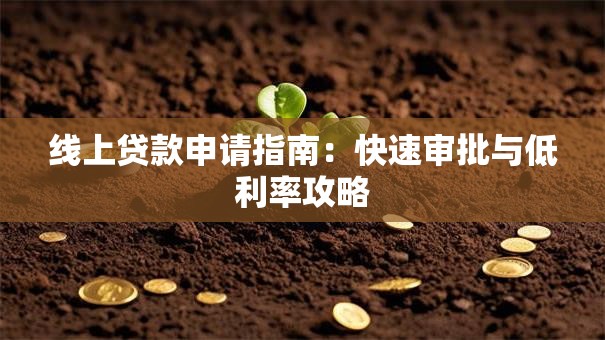 线上贷款申请指南：快速审批与低利率攻略