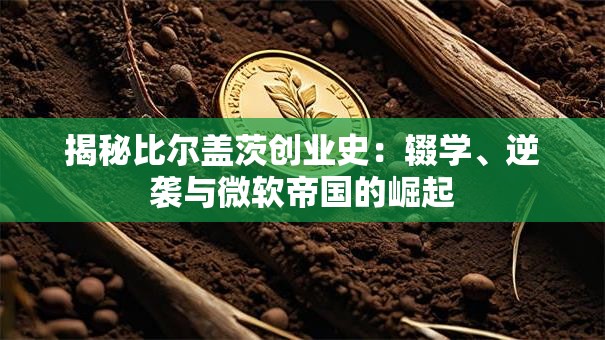 揭秘比尔盖茨创业史：辍学、逆袭与微软帝国的崛起