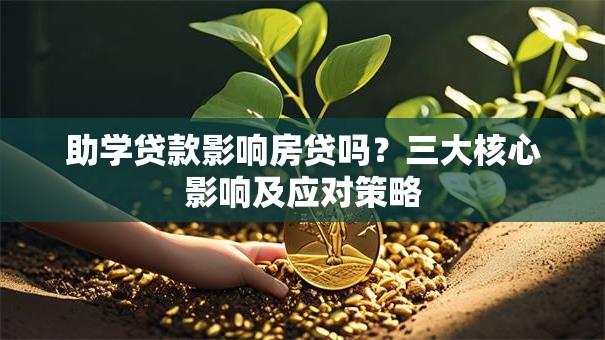 助学贷款影响房贷吗？三大核心影响及应对策略