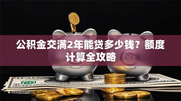 公积金交满2年能贷多少钱？额度计算全攻略