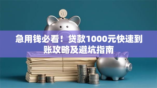 急用钱必看！贷款1000元快速到账攻略及避坑指南