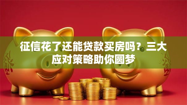 征信花了还能贷款买房吗？三大应对策略助你圆梦