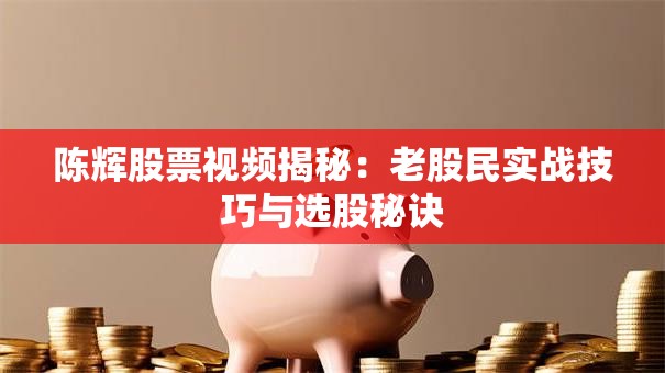 陈辉股票视频揭秘：老股民实战技巧与选股秘诀