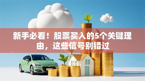 新手必看！股票买入的5个关键理由，这些信号别错过