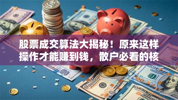 股票成交算法大揭秘！原来这样操作才能赚到钱，散户必看的核心规则