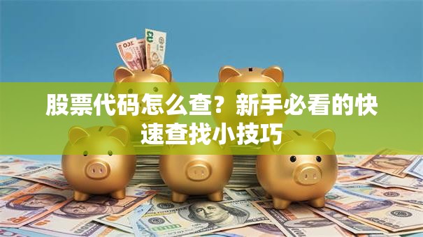 股票代码怎么查？新手必看的快速查找小技巧