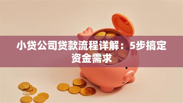 小贷公司贷款流程详解：5步搞定资金需求