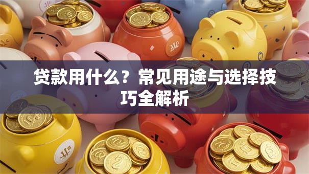贷款用什么？常见用途与选择技巧全解析