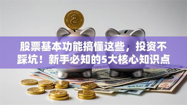 股票基本功能搞懂这些，投资不踩坑！新手必知的5大核心知识点