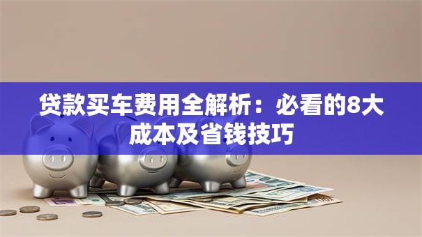 贷款买车费用全解析：必看的8大成本及省钱技巧