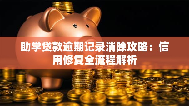 助学贷款逾期记录消除攻略：信用修复全流程解析
