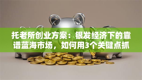 托老所创业方案：银发经济下的靠谱蓝海市场，如何用3个关键点抓住养老需求