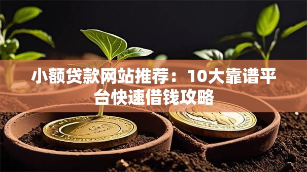 小额贷款网站推荐：10大靠谱平台快速借钱攻略