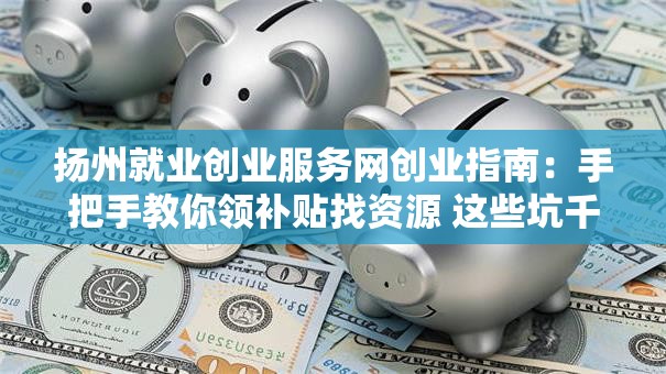 扬州就业创业服务网创业指南：手把手教你领补贴找资源 这些坑千万别踩！