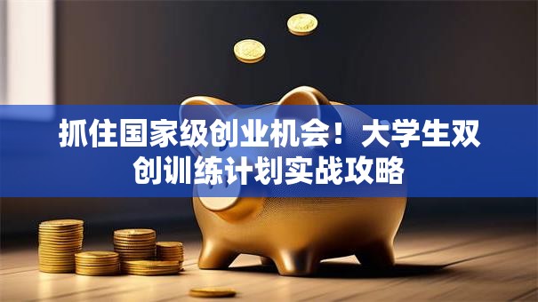 抓住国家级创业机会！大学生双创训练计划实战攻略