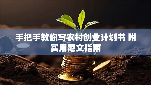 手把手教你写农村创业计划书 附实用范文指南