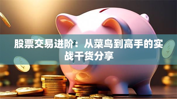 股票交易进阶：从菜鸟到高手的实战干货分享