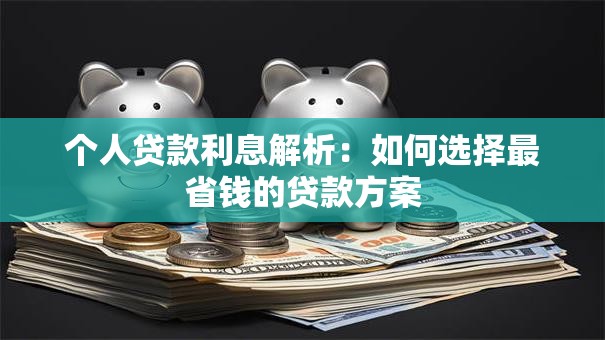 个人贷款利息解析：如何选择最省钱的贷款方案