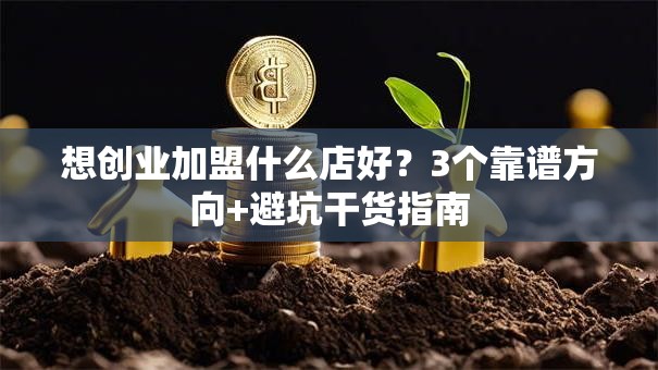 想创业加盟什么店好？3个靠谱方向+避坑干货指南