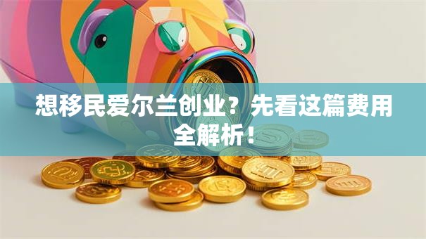 想移民爱尔兰创业？先看这篇费用全解析！