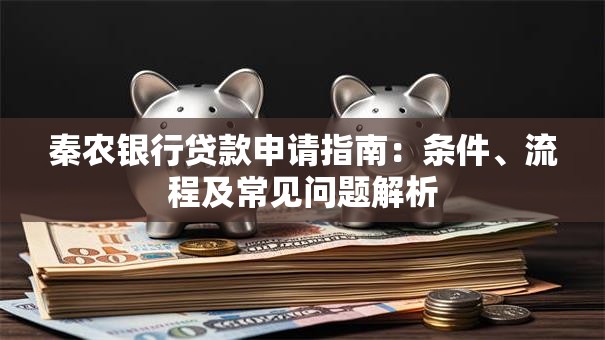 秦农银行贷款申请指南：条件、流程及常见问题解析