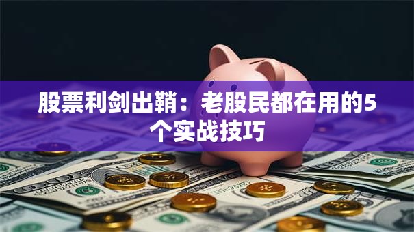 股票利剑出鞘：老股民都在用的5个实战技巧
