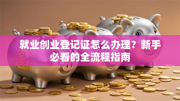 就业创业登记证怎么办理？新手必看的全流程指南