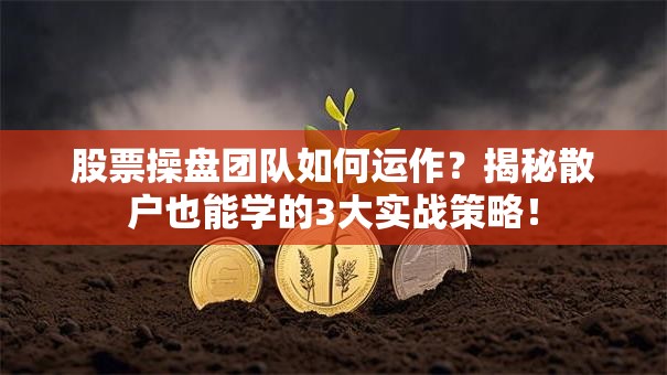 股票操盘团队如何运作？揭秘散户也能学的3大实战策略！