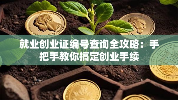 就业创业证编号查询全攻略：手把手教你搞定创业手续