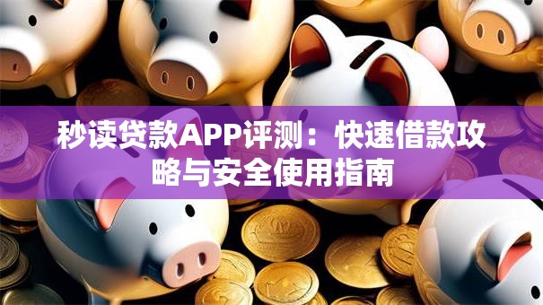 秒读贷款APP评测：快速借款攻略与安全使用指南