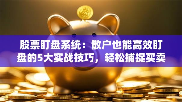 股票盯盘系统：散户也能高效盯盘的5大实战技巧，轻松捕捉买卖点！