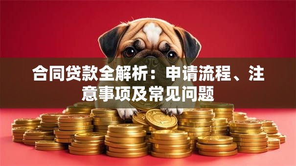 合同贷款全解析：申请流程、注意事项及常见问题