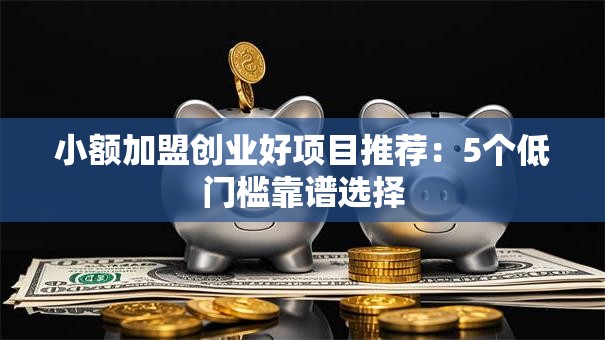 小额加盟创业好项目推荐：5个低门槛靠谱选择